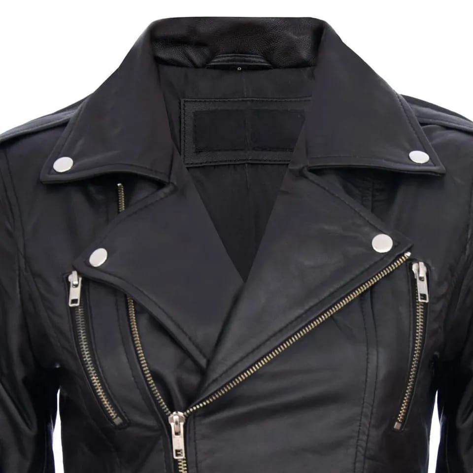 Women's Biker Leather Jacket