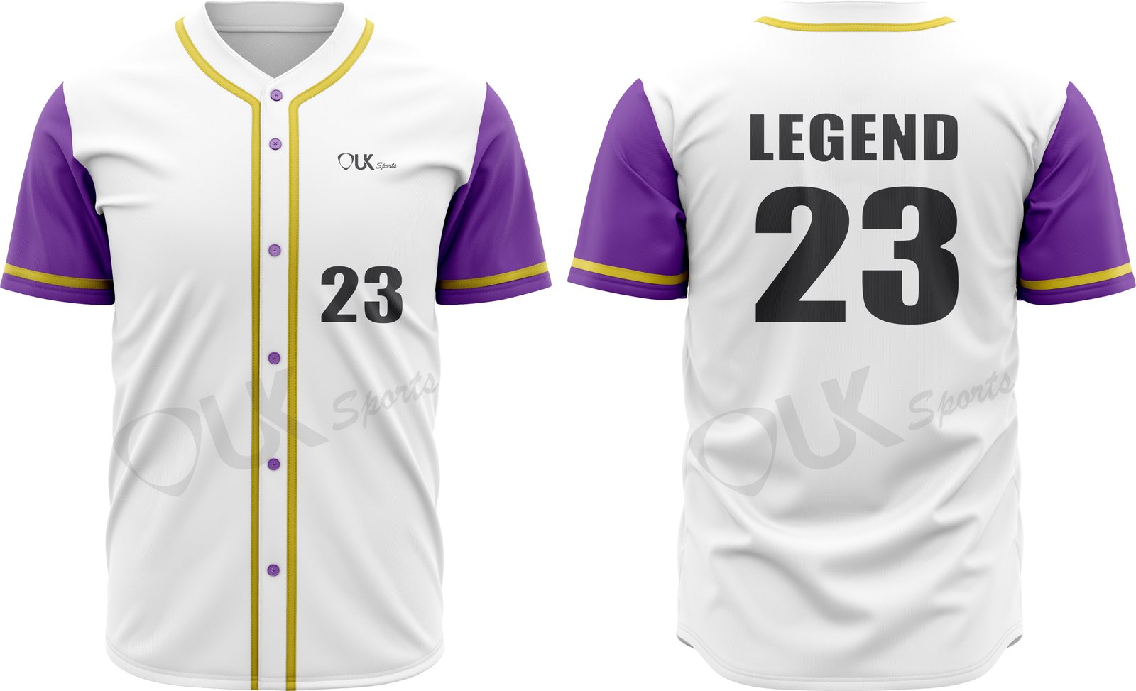Baseball Button Down Jersey