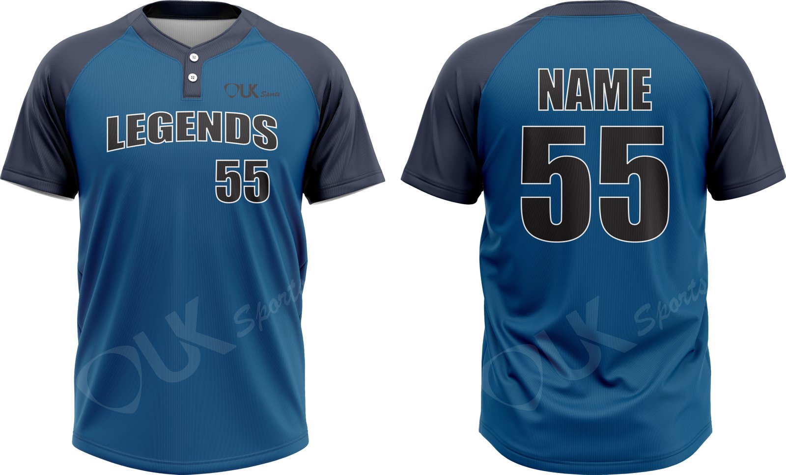 Baseball 2 Button Jersey