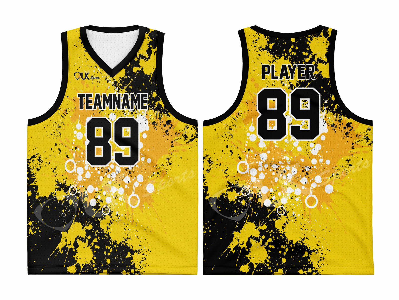 Basketball Jersey V-Neck