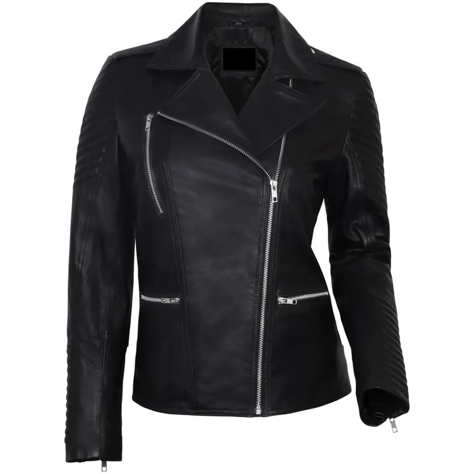 Women's Biker Leather Jacket